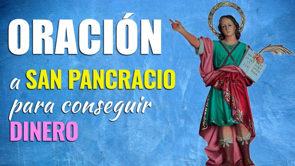 oracion a san pancracio escrita